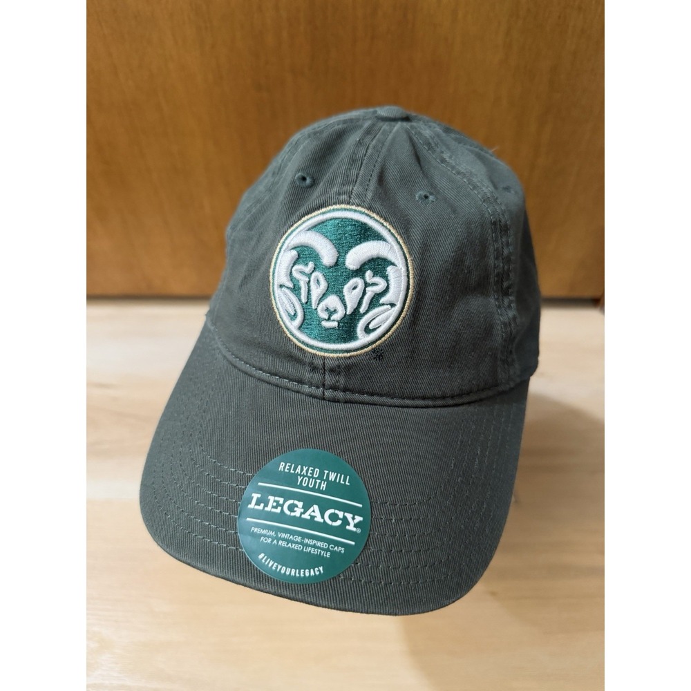 Legacy Colorado State University Rams Relaxed Fit Cap Hat Youth Size Green